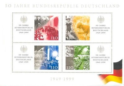4. Germany 1999 The 50th Anniversary of the Federal Republic mnh - Image 1 of 2