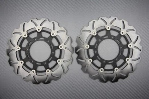 Pair of Wave Floating Front Brake Discs 310mm SUZUKI GSXR 750 GSX-R 2011-2018 - Afbeelding 1 van 1