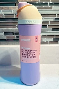 Owala FreeSip Stainless Steel Water Bottle / 24oz / Color: Saltwater Taffy - Picture 1 of 5
