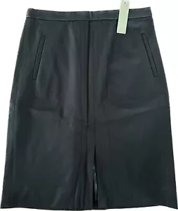 J.CREW Neu mit Etikett A-Linien Rock schwarz Baumwolle Stretch Größe 00 - Bild 1 von 11