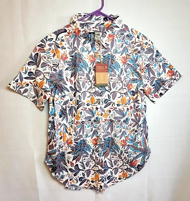 i-tal Hemp & Organic Cotton Shirt Button Up Womens XL Heal The Soul NWT C6 - Image 1 of 4