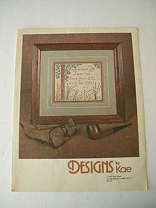 I Call Him Dad Cross Stitch Pattern Designs by Kae Leaflet 4  Design #32 Father - Picture 1 of 2