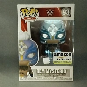 Funko Pop! WWE REY MYSTERIO 93 Glow In The Dark Exclusive Variant SHIPPER BOX - Picture 1 of 9