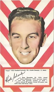 1953 Argus Football Portraits (36) Keith Schaefer South Melbourne - Imagen 1 de 1