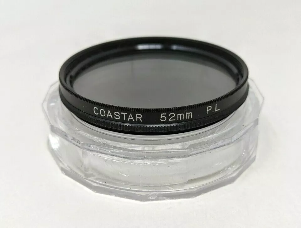 Coastar Japan 52mm PL Polarizer Screw In Camera Lens Filter J21 - Image 1 of 4