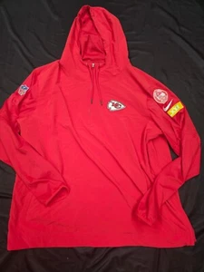 Nike NFL Kansas City Chiefs On-Field Team Issued Jacket Gerrit Prince Red SZ 2XL - Picture 1 of 8