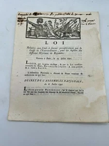 Fonds à fournir par la Caisse de l'Extraordinaire - 1791 - Picture 1 of 4