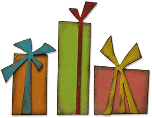Tim Holtz Sizzix Gift Wrap Bigz Die 664973 - Picture 1 of 2