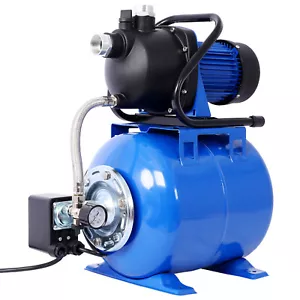 Bomba de pozo poco profundo de 1,6 hp con tanque de presión amplificador de agua automático para el hogar - Imagen 1 de 15