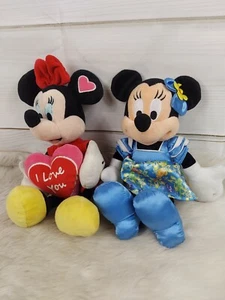 minnie Mouse set lost of two kids collection plush dolls 12" tall - Picture 1 of 8