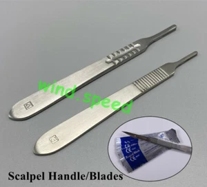 Scalpel Blades Carbon Steel Surgical Handle Blade Medical Dental ENT Instruments - Picture 1 of 27