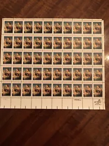 SHEET OF 50 MNH #2063 MADONNA AND CHILD by RAPHAEL .20 CENT POSTAGE STAMPS - Picture 1 of 3