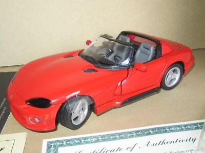 898Q 1994'S Revell No. 8822 Dodge Viper Rt/10 Roadster Rosso Nuovo + Box 1:20 - Immagine 1 di 4