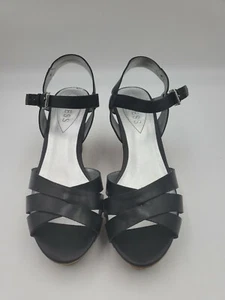 Guess Women Wedge Heel Black SZ 9M - Picture 1 of 9