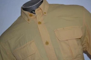 34913 Camisa de Pesca Comercial Duluth Campamento Senderismo Amarilla Talla Mediana Para Hombre - Imagen 1 de 8
