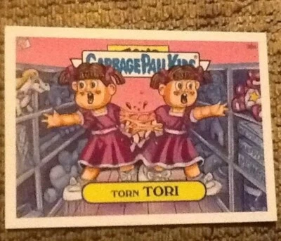 2004 TORN TORI Garbage Pail Kids Sticker Card 38a All-New Series 2 ANS2 - Image 1 of 2