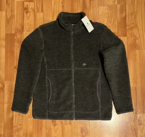 NUEVA CHAQUETA DE LANA PICO NIEVE PARA HOMBRE EN CARBÓN HECHA EN JAPÓN - Imagen 1 de 8
