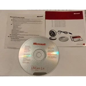 Microsoft LifeCam Software Installation CD Product Guide Information - Picture 1 of 6