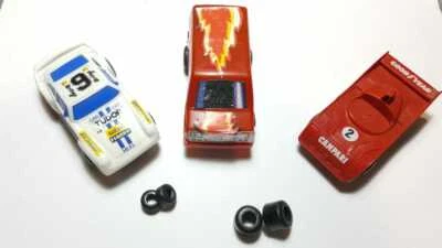 PISTA POLISTIL POLICAR Dromocar 1:43 Porsche 997 Furgone 2Pz PNEUMATICI - Immagine 1 di 4