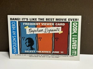 2004 Napoleon Dynamite RARE Pre-Screening Promotion Viewer Card - Picture 1 of 3