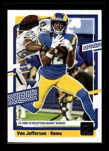 2023 Panini Donruss Highlights #H-VJ Van Jefferson (NM+)(FTB) - Picture 1 of 2