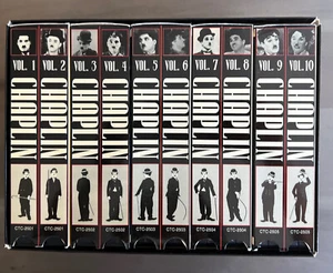 Chaplin The Collection Box Set 10 Volume VHS Tapes 1993 - Picture 1 of 3
