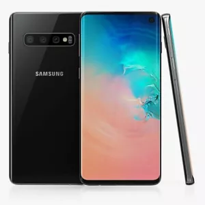 Samsung Galaxy S10 SM-G973U1 - 128GB - Prism Black & Prism Blue  (Unlocked) - Picture 1 of 18