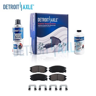 Pair of Front Ceramic Brake Pads Kit for 2005 2006 Hyundai Tiburon SE V6 2.7L — 第 1/4 张图片