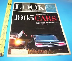 Look Magazine 1964 ""Autovorschau 1965" / Jimmy Browns Fall gegen Paul Brown - Bild 1 von 14