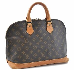 Authentic Louis Vuitton Monogram Alma Hand Bag M51130 LV E5425