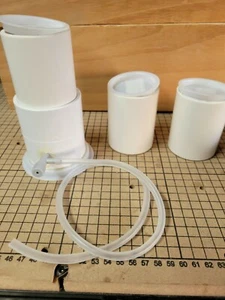 POWDER COAT COATING, PAINT FLUID BED 2" 2 EXTRA CUPS. FISHING. LURES, JIGS - Picture 1 of 2