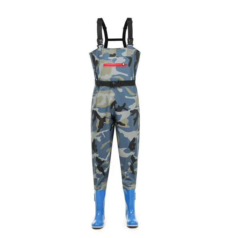 Women‘s Young Girl's Waterproof Chest Waders PVC Working Overalls Farming Pants - Image 1 of 1