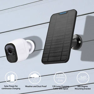 4W Solar Panel Charging for arlo pro 2,Power Cable wall Mount not for arlo pro - Picture 1 of 9