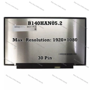 B140HAN05.2 14" 1920×1080 FHD LCD Screen Laptop Replacement Panel Display 30 Pin - Picture 1 of 1