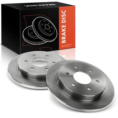 Rear Disc Brake Rotors for Nissan	Titan 04-15 Armada	05-15 INFINITI QX56 04-10 Foto 1 de 4