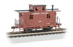 18405 Bachmann HO Gauge Bobber Caboose - Lehigh Valley - Picture 1 of 1