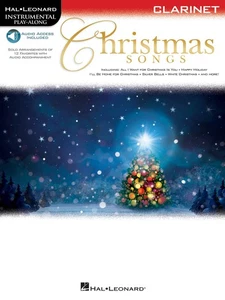 Christmas Songs for Clarinet Solo Sheet Music Play-Along Book Online Audio - Picture 1 of 1