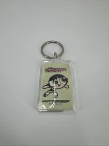 Vintage Y2K Powerpuff Mädchen Butterblume flach Acryl Schlüsselanhänger 2000 Cartoon Netzwerk - Bild 1 von 4