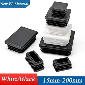 New PP Material Plastic End Caps Tube inserts Bungs Blanking Plug Furniture Foot - Picture 1 of 68