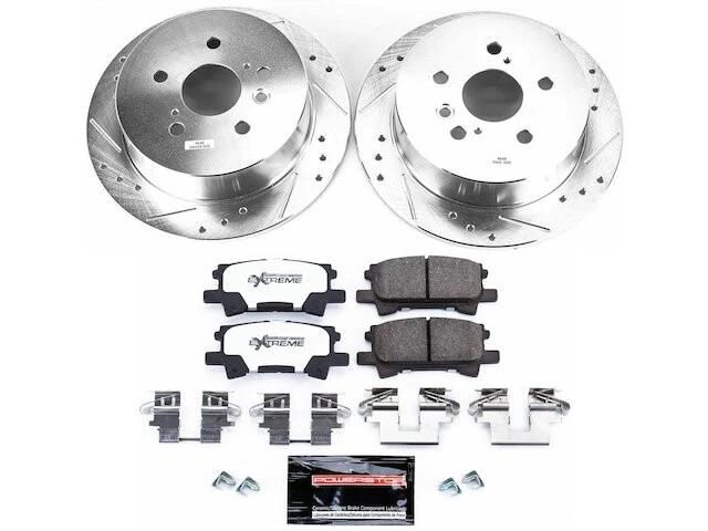 Kit de pastillas de freno trasero y rotor 98NXHT83 para Toyota Highlander 2004 2005 2006 2007 Foto 1 de 1