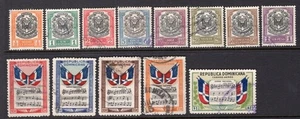 Dominikanische Republik 1911-13 Wappensatz & 1946 Flaggensatz sehr schön gebraucht - Bild 1 von 1