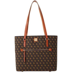 NEW Dooney & Bourke Gretta Large Shopper Tote - Brown Tmoro - Bild 1 von 6