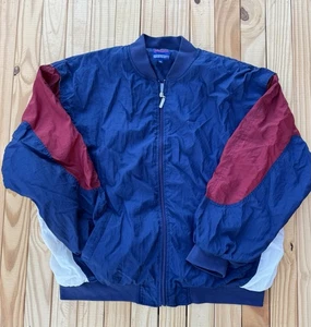 1990’s Bovattini Sportswear Color Block Windbreaker Jacket | Size XLarge - Bild 1 von 10