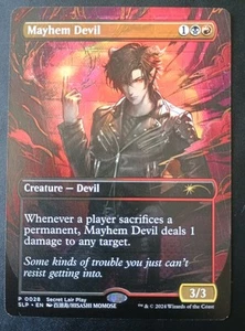 MTG RCQ Promo - Mayhem Devil - Borderless - Picture 1 of 1
