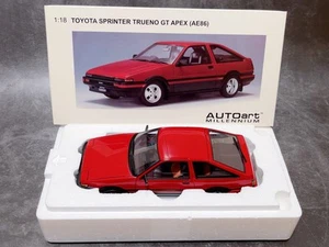 AUTOart 1/18 Toyota Sprinter Trueno GT APEX AE86 Diecast Model Car - Picture 1 of 7