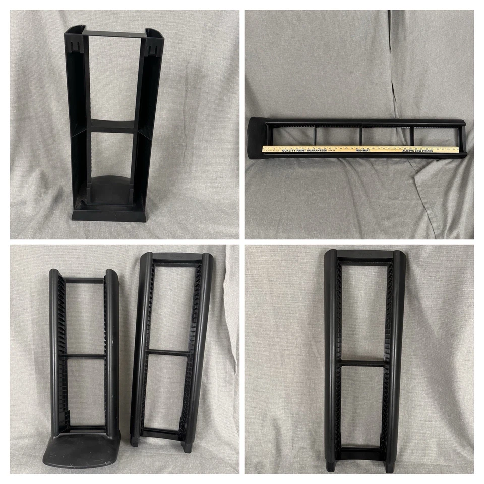 Fellowes 75 Discos CD Rack MCM Torre Independiente Negro Soporte 40" Doble CD Ajuste Foto 1 de 4