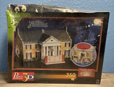 New 2002 ELVIS PRESLEY Graceland PUZZ 3-D Wrebbit Puzzle 350 Pieces 3D - Image 1 of 4