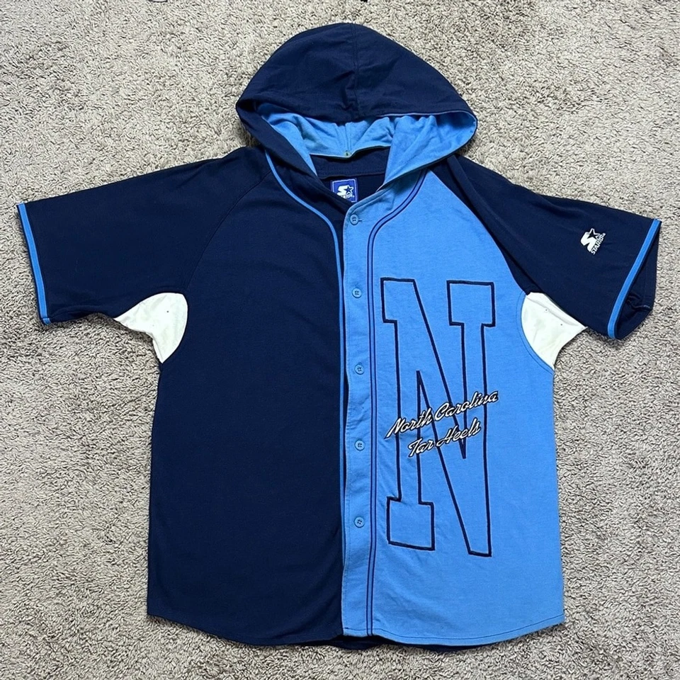 Camiseta deportiva de béisbol vintage de los 90’s para hombre North Carolina Tar Heels talla XL Foto 1 de 4