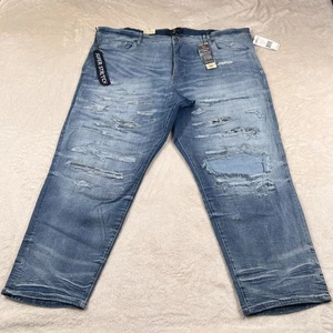 NEU Jordan Craig Legacy Edition Jeans Herren 50 x 32 Eisblau Distressed Stretch - Bild 1 von 18