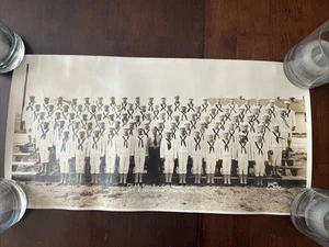 Foto de la Segunda Guerra Mundial Clase de Entrenamiento Básico de la Marina - 5/7/1944 Camp Wallace, TX Co 44, Batt 9 - Imagen 1 de 4